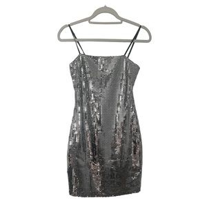H&M Shiny Reflective dress